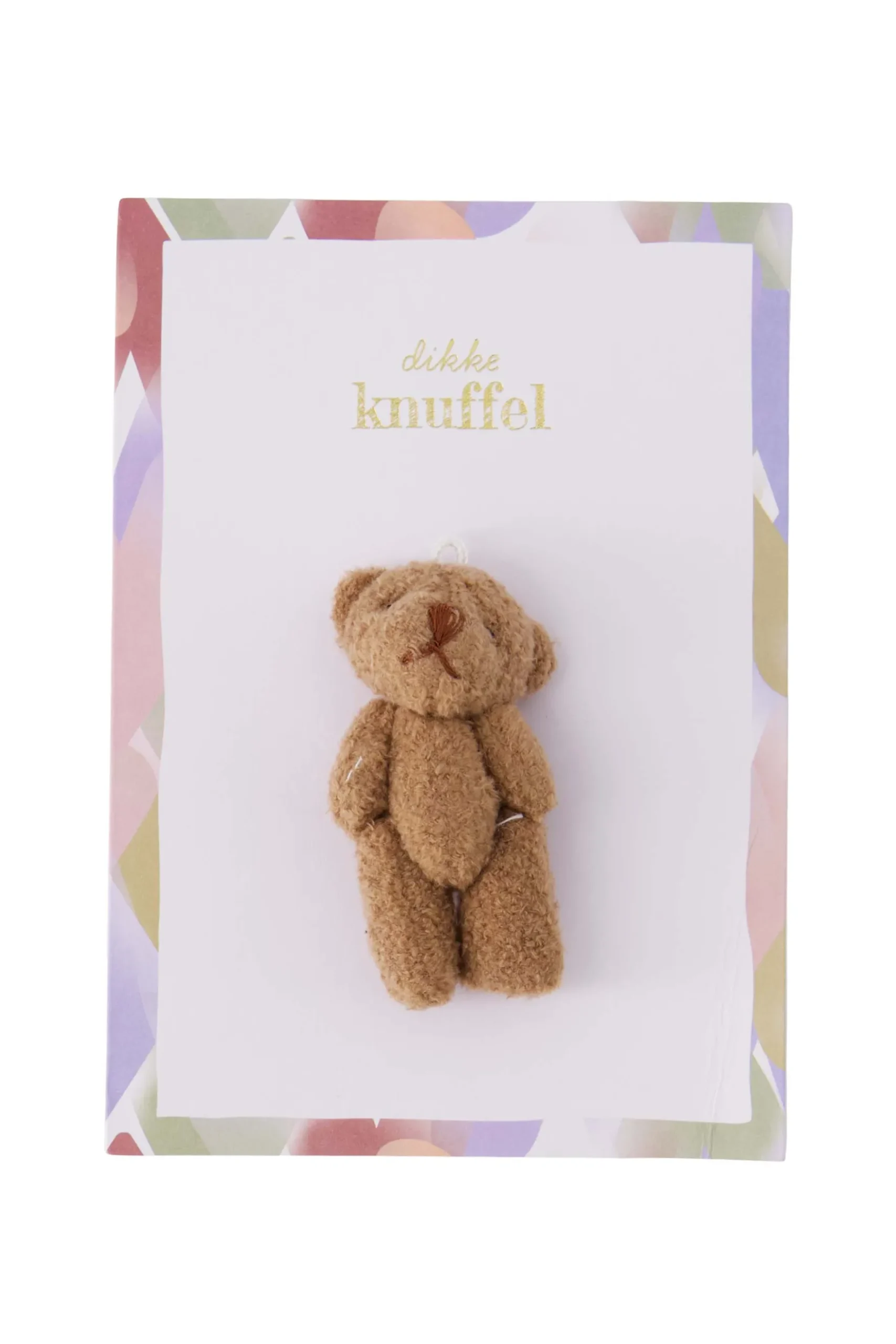 ansichtkaart teddy dikke knuffel