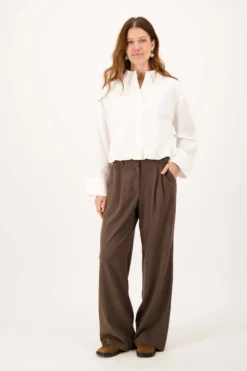 ballon blouse lange mouw