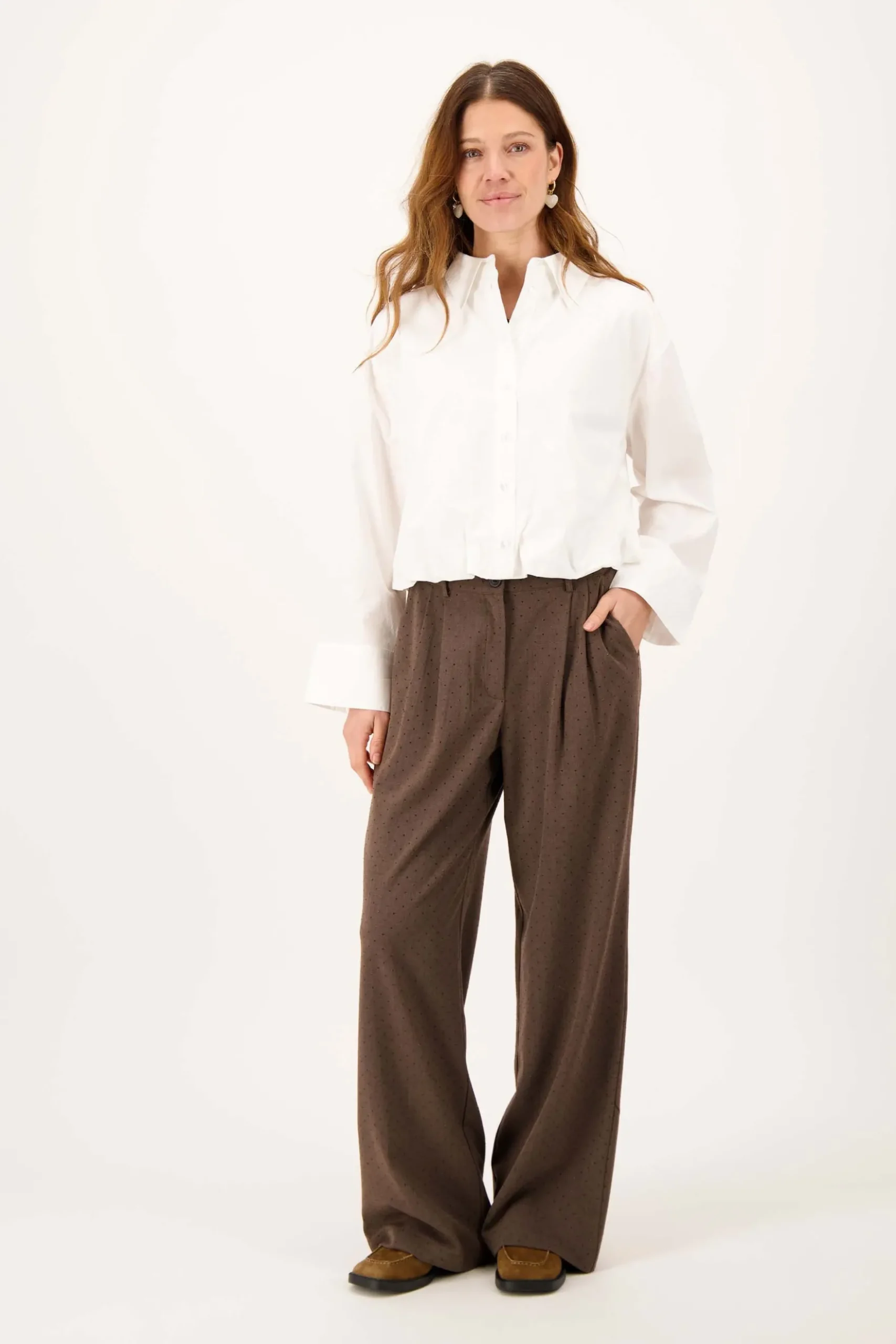 ballon blouse lange mouw