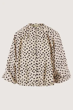 ballon bomber met stippen print