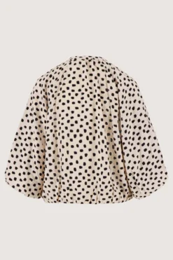 ballon bomber met stippen print