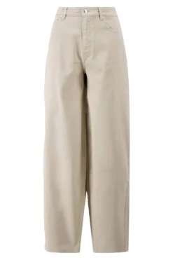 barrel broek met stretch