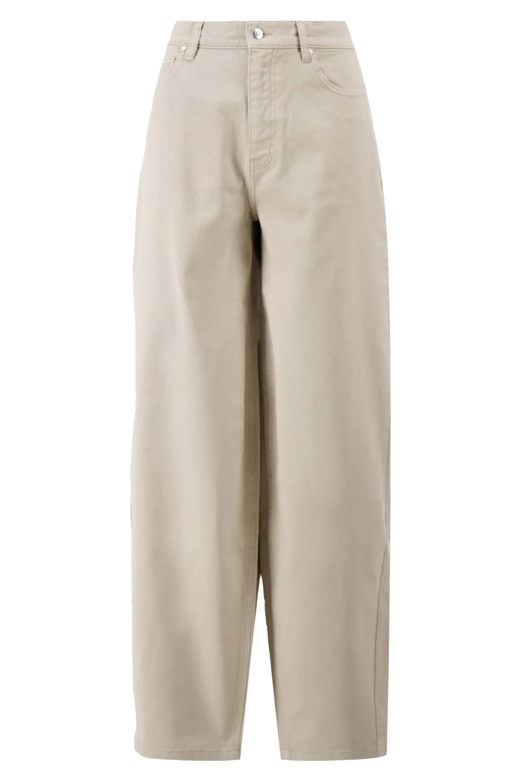 barrel broek met stretch