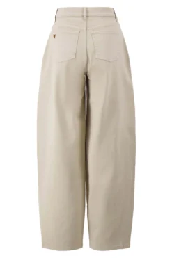 barrel broek met stretch