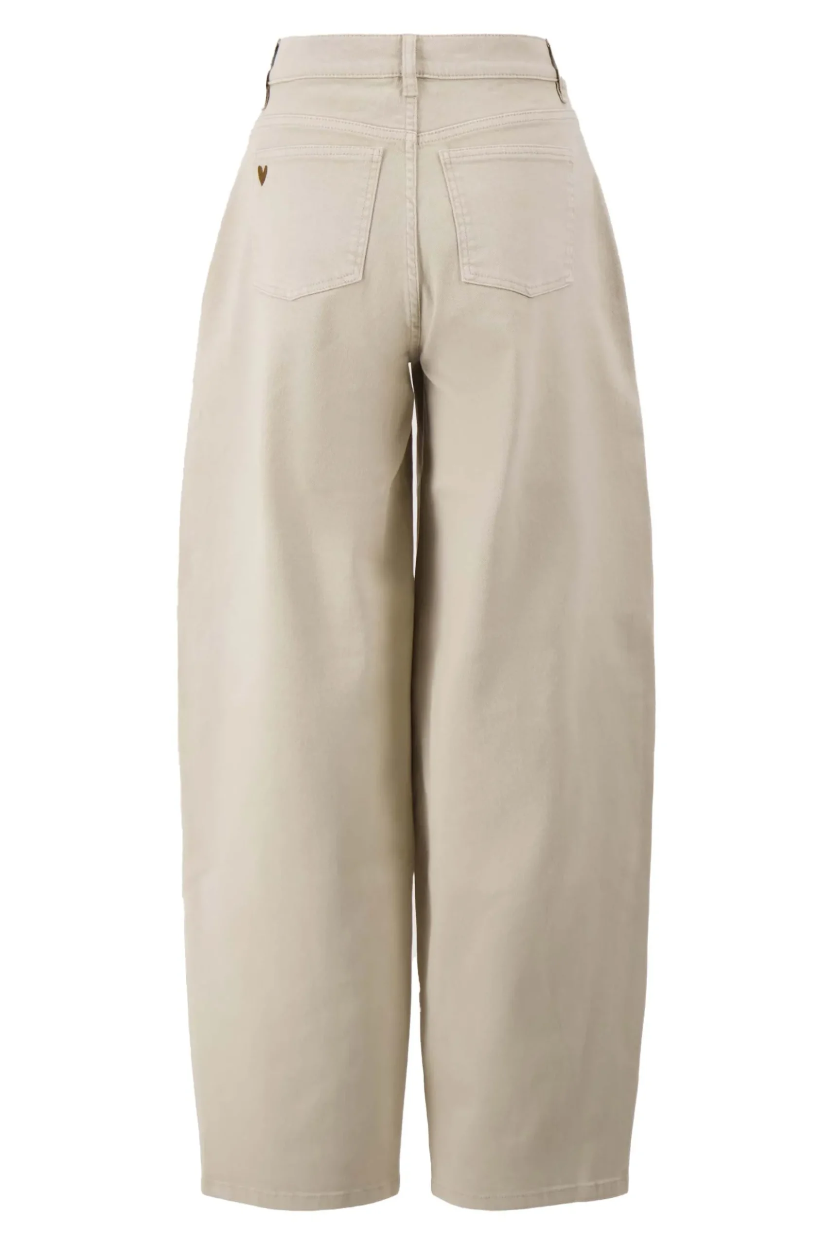 barrel broek met stretch
