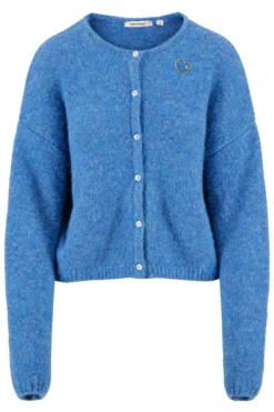 basic vestje met broche lange mouw