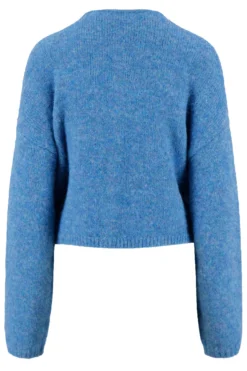 basic vestje met broche lange mouw
