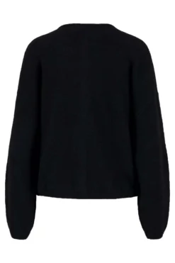 basic vestje met broche lange mouw