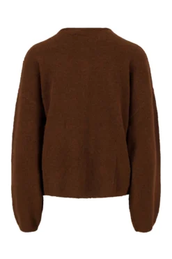 basic vestje met broche lange mouw