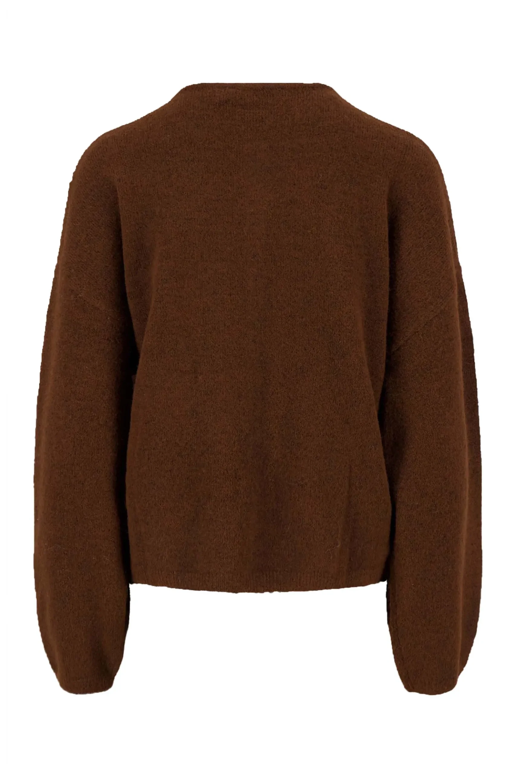 basic vestje met broche lange mouw