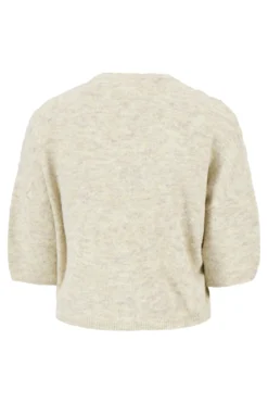 basic vestje met broche 3/4 mouw
