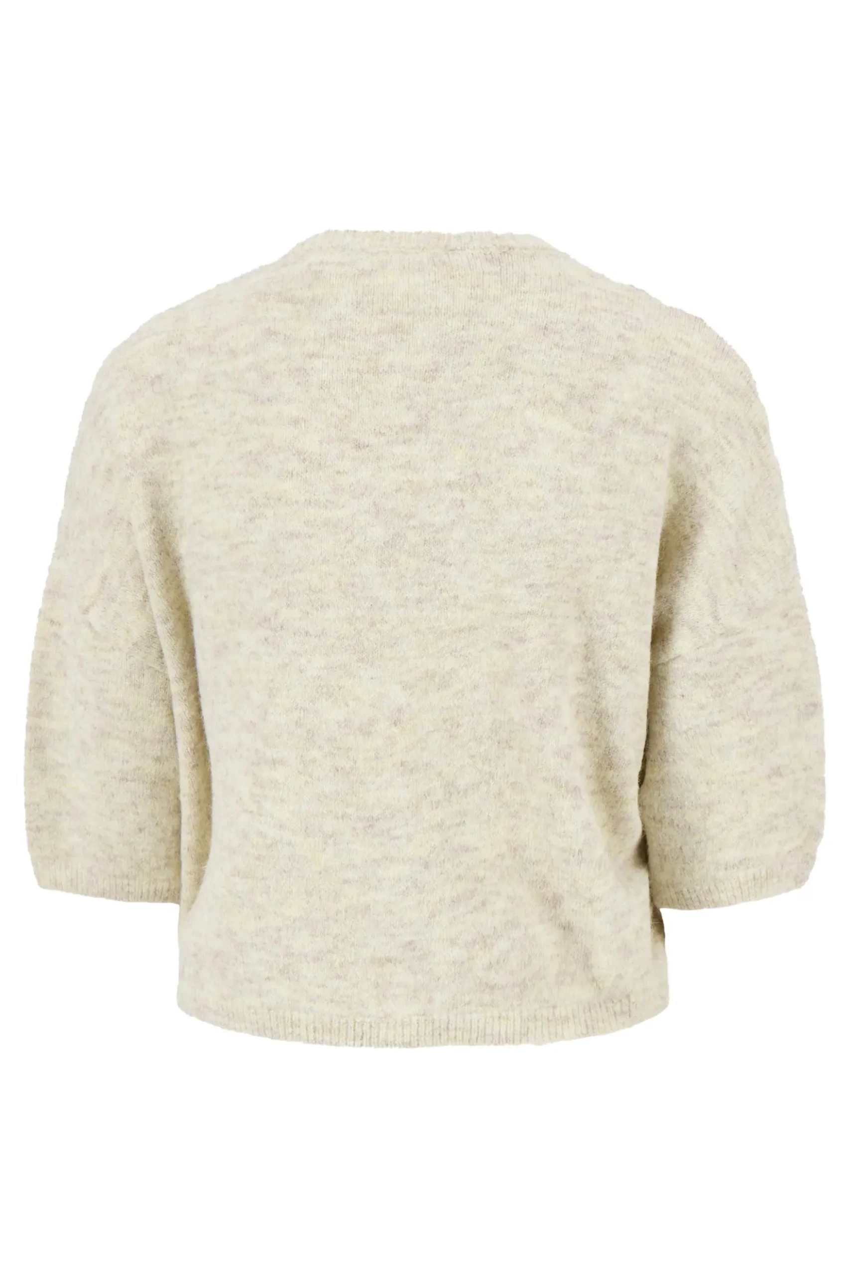 basic vestje met broche 3/4 mouw