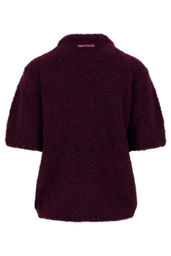 boucle trui korte mouw