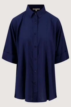 boxy model blouse