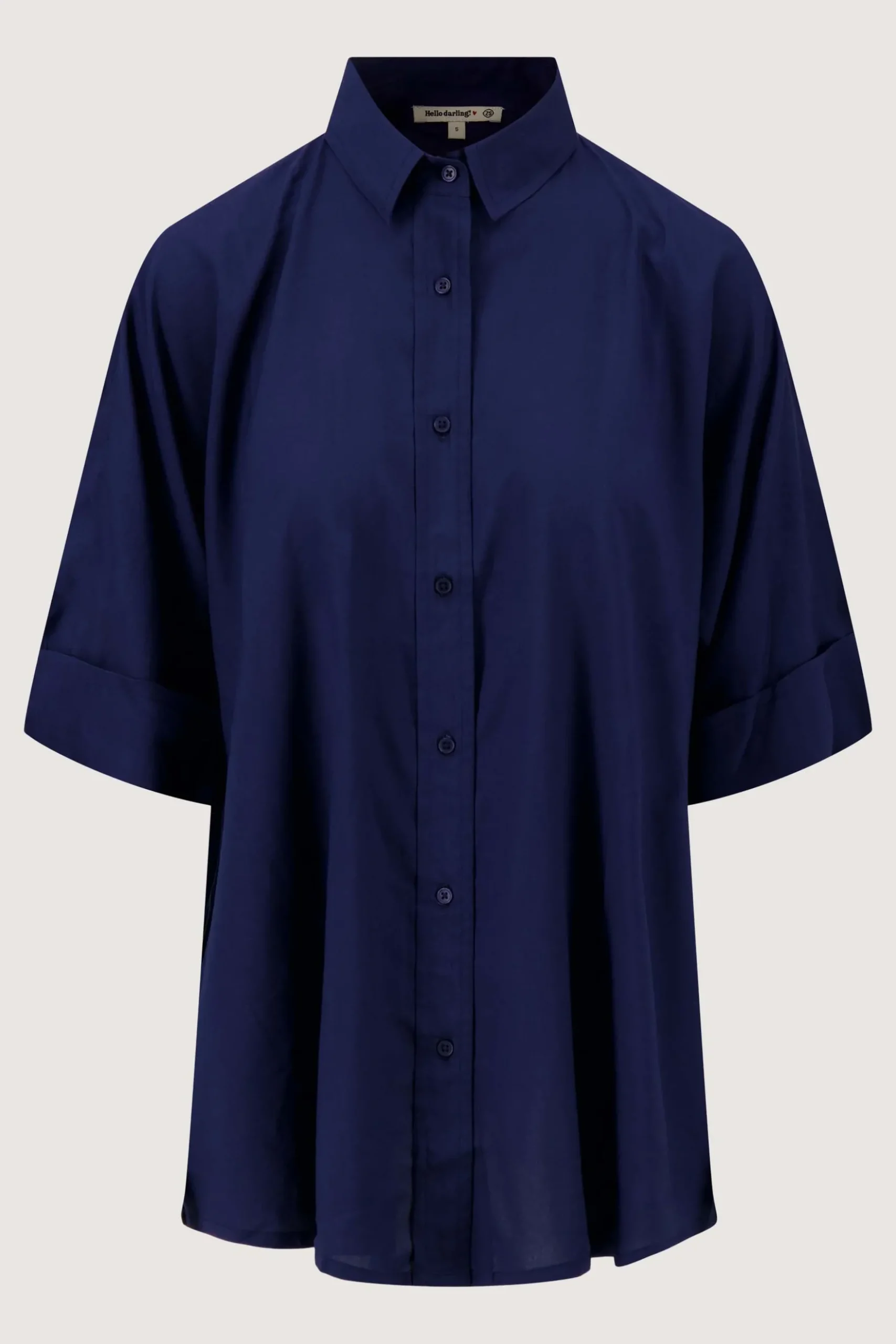 boxy model blouse