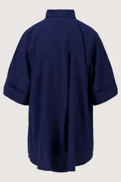 boxy model blouse