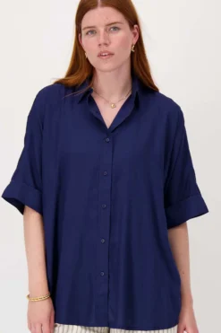 boxy model blouse