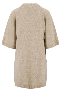 brei jurk met raglan mouwen