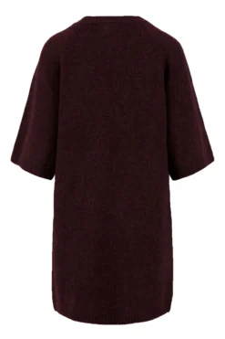 brei jurk met raglan mouwen