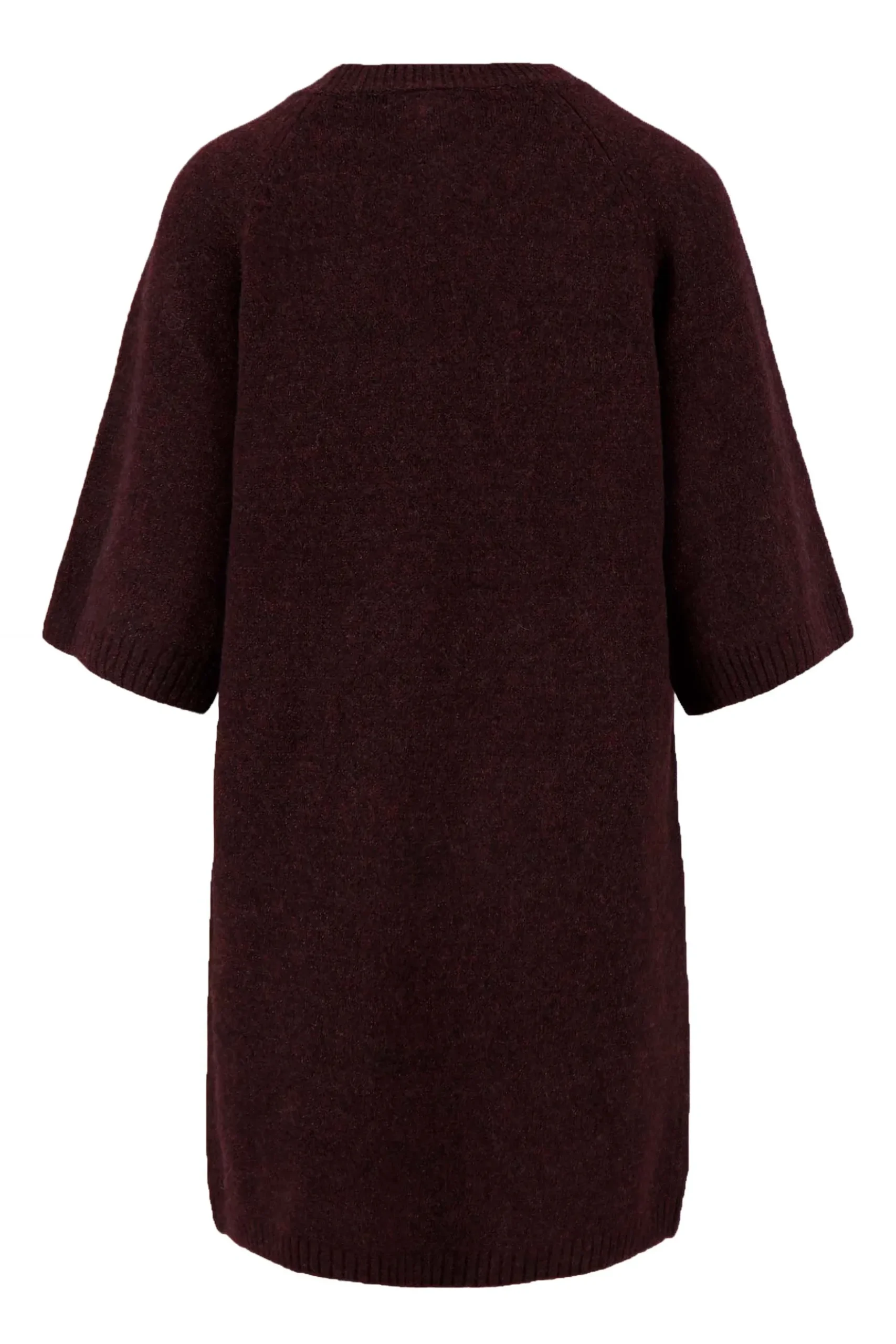 brei jurk met raglan mouwen
