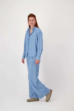 broek van denim tencel