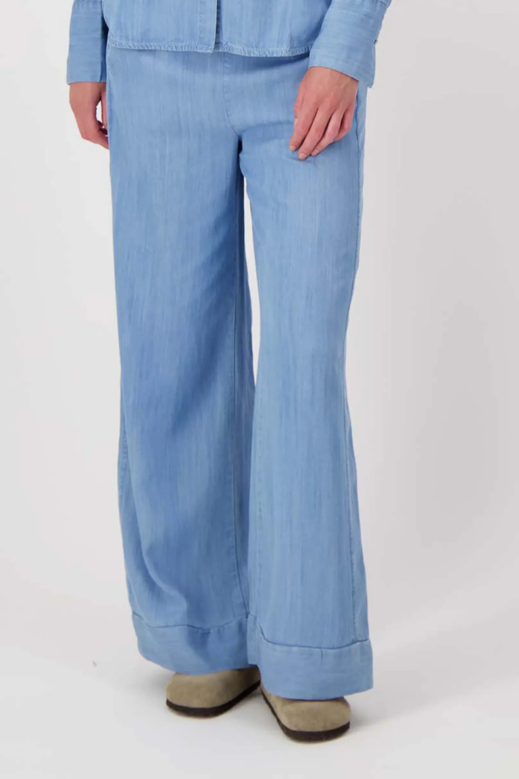 broek van denim tencel