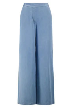 broek van denim tencel