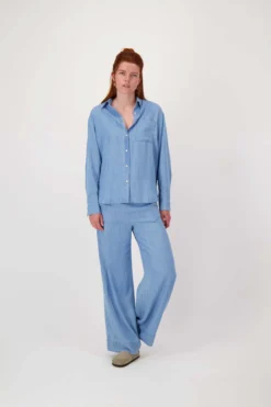 broek van denim tencel