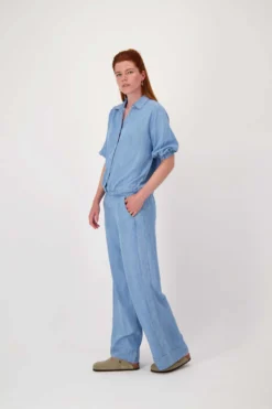 broek van denim tencel