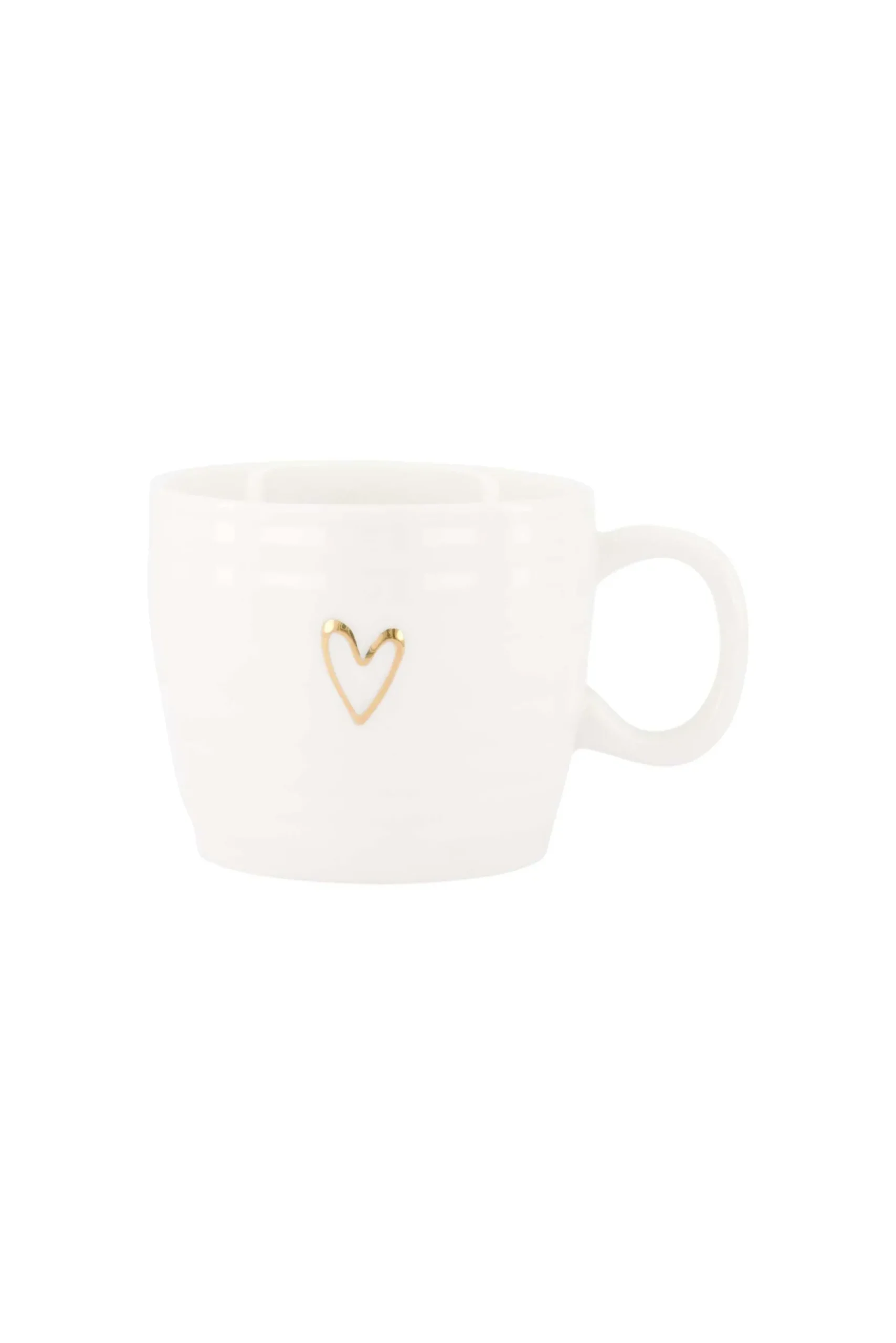 cappuccino mok lijn hartje