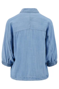 denim blouse