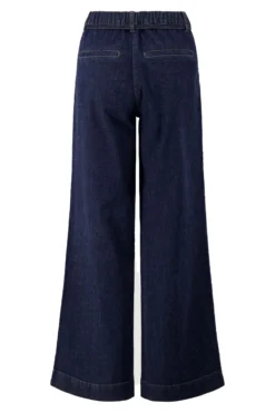 denim wideleg met stretch