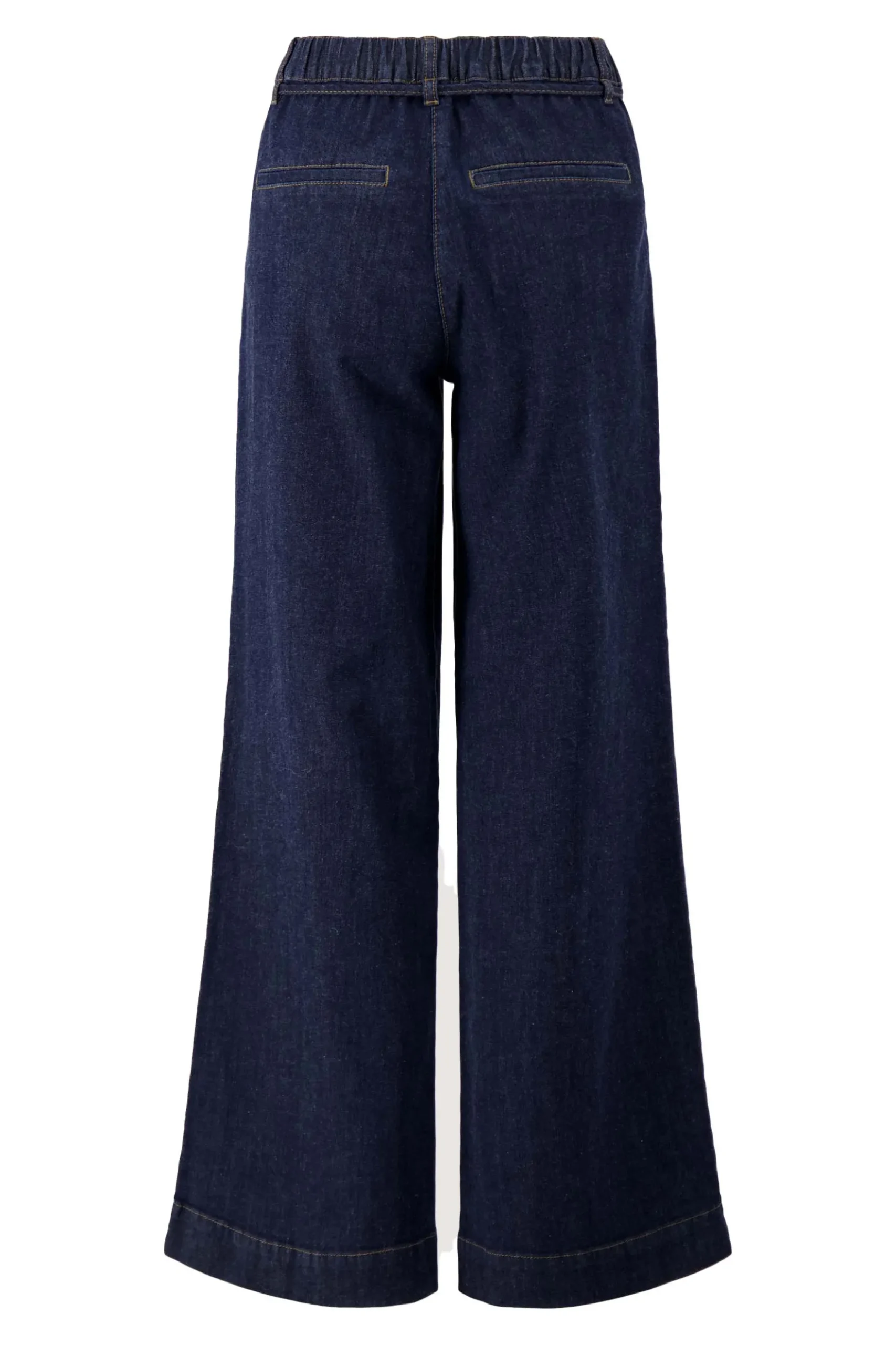 denim wideleg met stretch