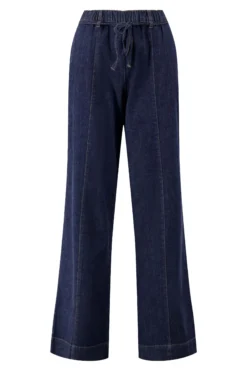 denim wideleg met stretch