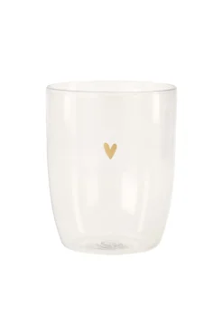 drinkglas hartje