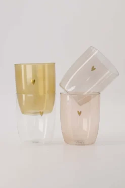 drinkglas hartje