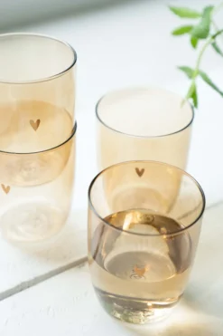 drinkglas hartje