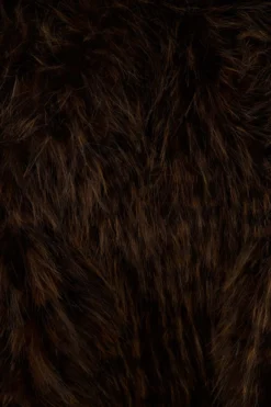 fake fur jasje met panterprint