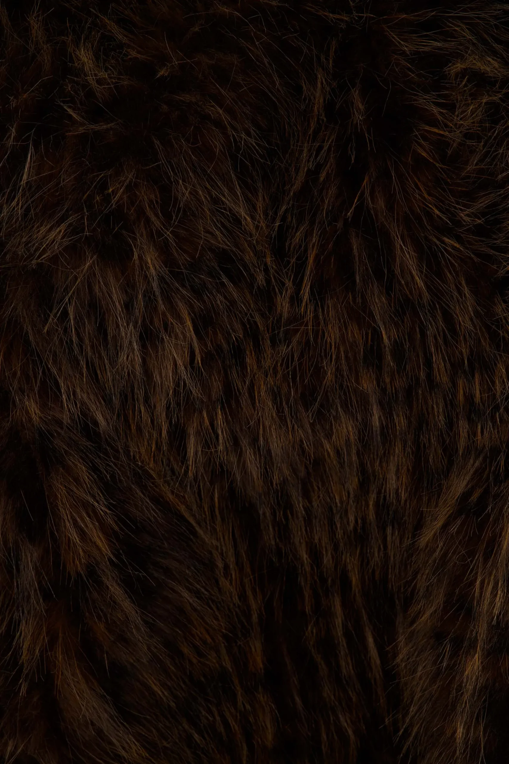 fake fur jasje met panterprint