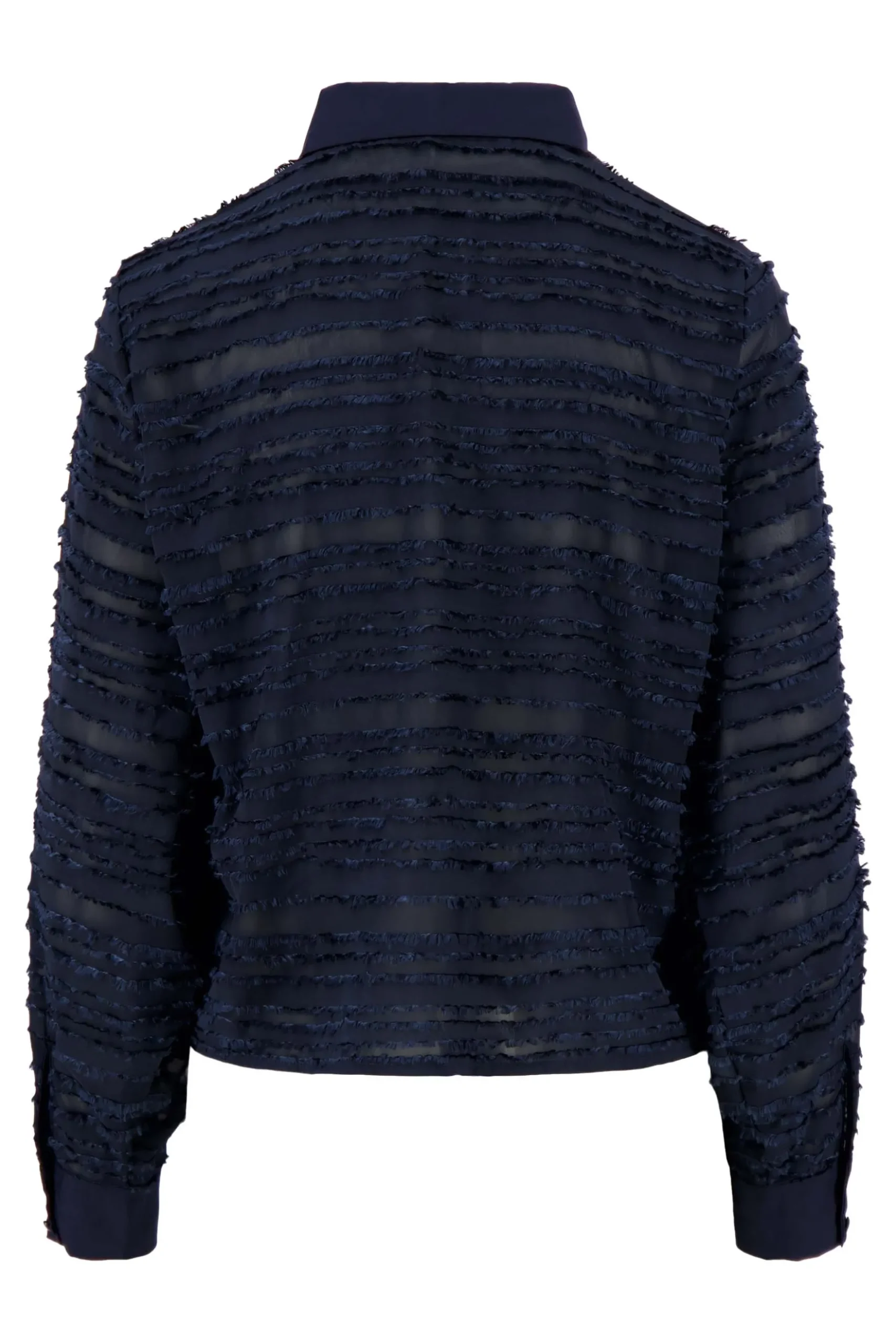 feather blouse lange mouw