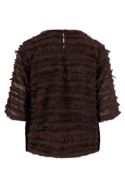 feather top korte mouw gevoerd