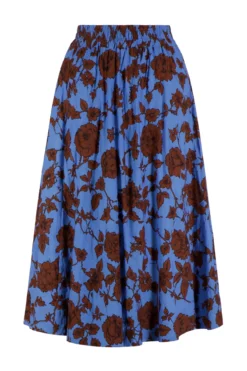 fladder rok ikat print