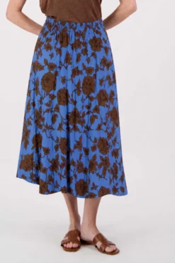 fladder rok ikat print