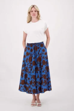 fladder rok ikat print