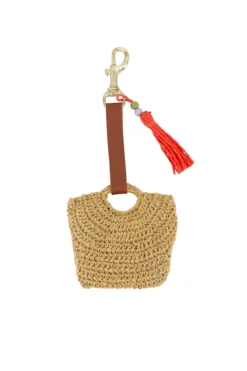 gehaakte tas/sleutelhanger tas