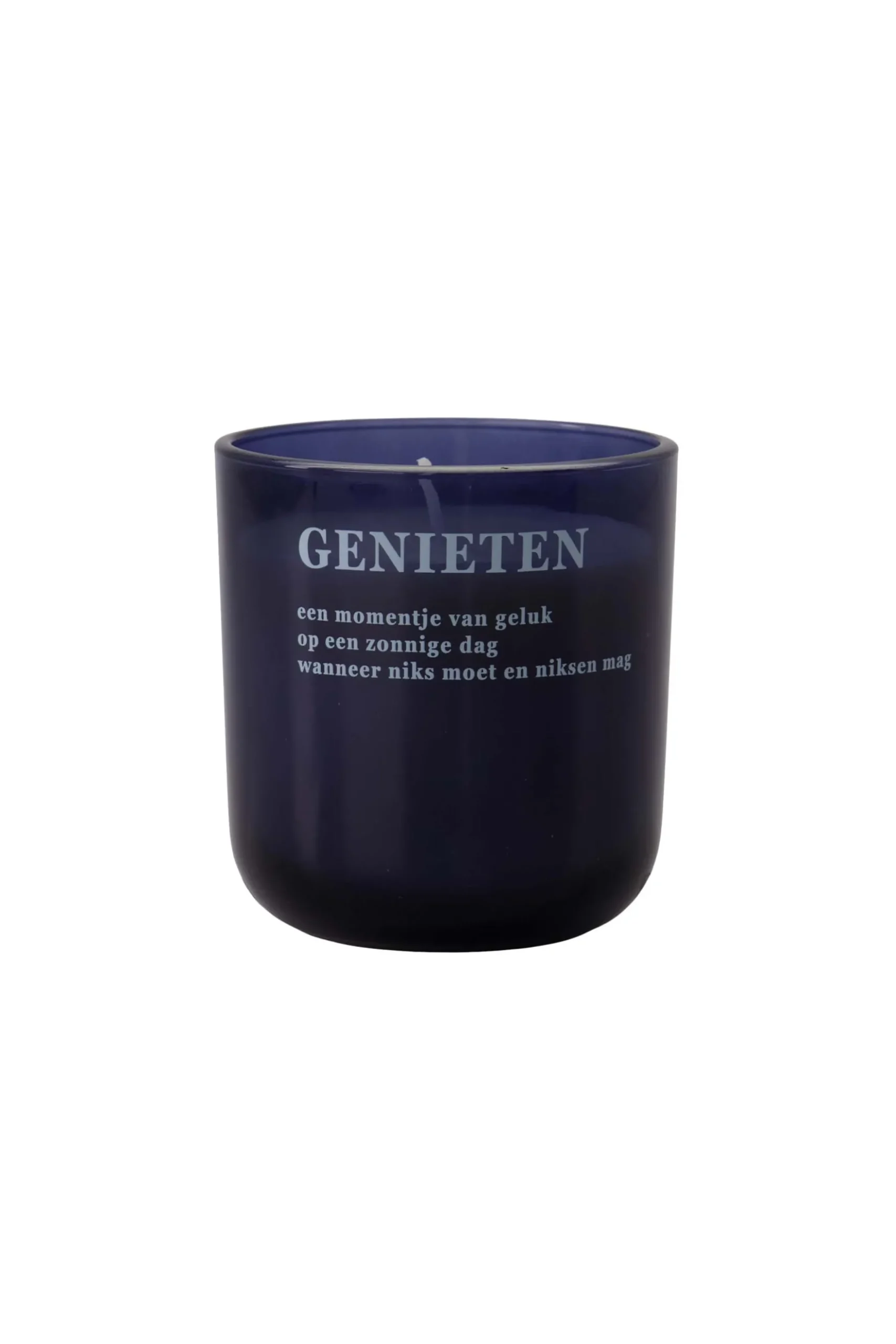 geurkaars glas genieten