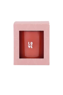geurkaars glas in doosje love