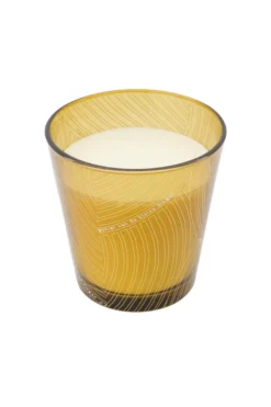 geurkaars glas vlechtpatroon geniet