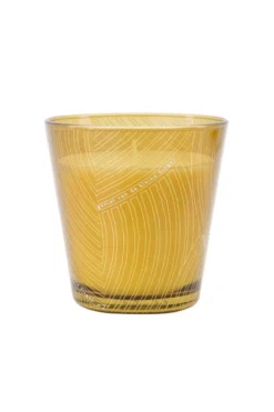 geurkaars glas vlechtpatroon geniet