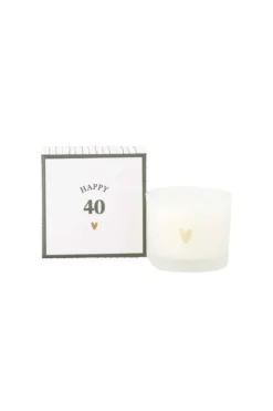 geurkaars in doosje happy 40